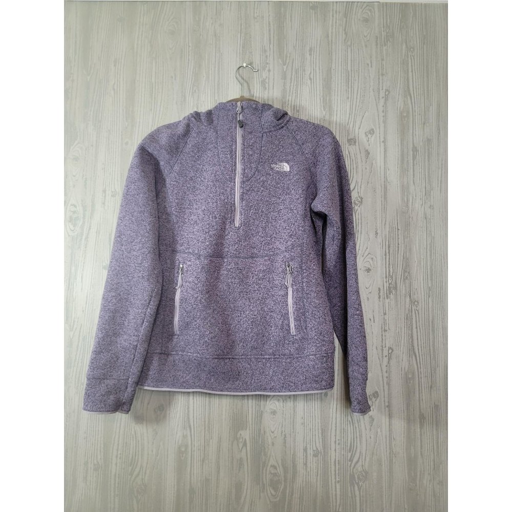 The North Face Zip Pullover Purple Medium